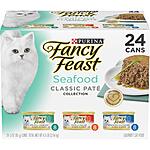 New Customers: 24-Ct 3-oz Purina Fancy Feast Seafood Wet Cat Food Variety Pack $9.65 w/ AutoShip + Free S/H on $49+