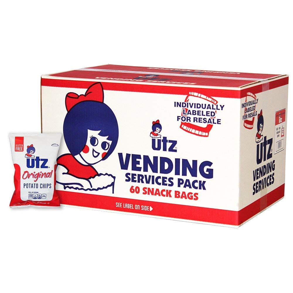 Utz Potato Chips, Regular – 1 oz. Bags (60 Count) - $13.48