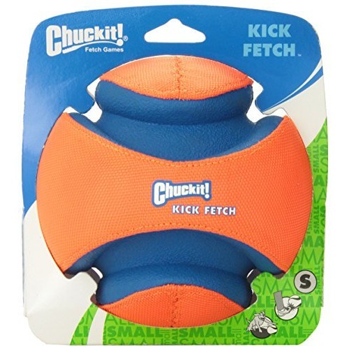 Chuckit Kick Fetch Toy Ball for Dogs [Orange/Blue, Small] - Add-on item - $9.47