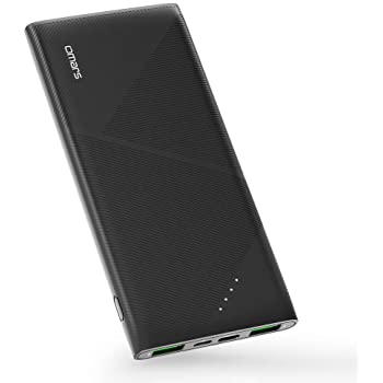 Omars 10000mAh Portable Charger Slimline Design with USB-C PD 18W & 2xUSB $10.99