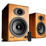 Audioengine A5+ Wireless Bluetooth Speakers - 150W Stereo Speakers in Bamboo $349 less 15% coupon (YMMV) $298