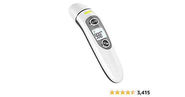 Goodbaby Touchless Digital Infrared Thermometer, In-Ear capable with LCD Screen, Memory Recall, Fever Alarm  - $3.99