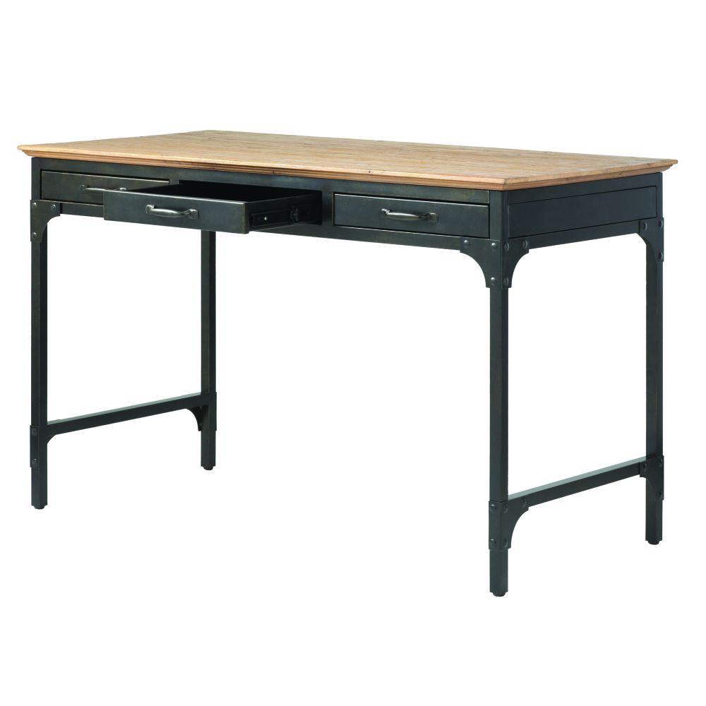 Home Decorators Collection Ambrose Natural Desk With Storage