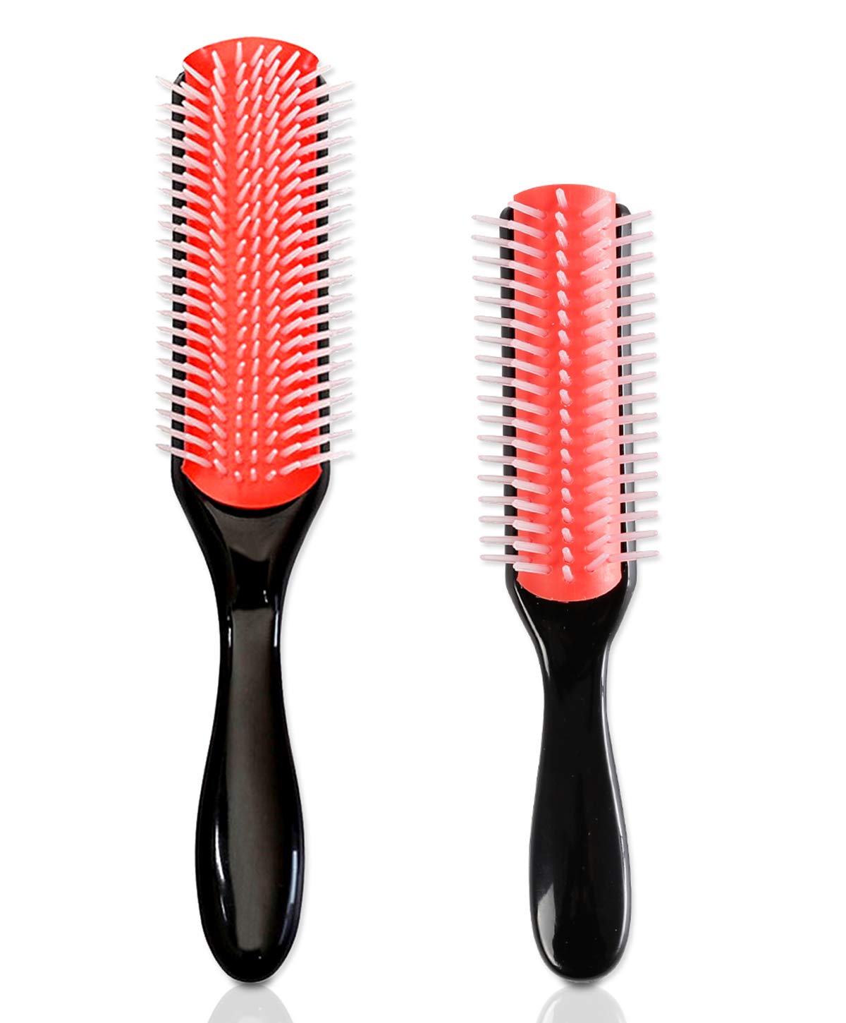 9-Row Cushion Nylon Bristle And Travel Brush $8.49