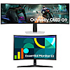 Samsung EPP/EDU: 49&amp;quot; Odyssey QD-OLED G9 Dual QHD 144Hz Curved Gaming Monitor + 24&amp;quot; S35GD 1080p 100Hz Curved Monitor $810 + Free Shipping