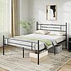 14&amp;quot; Queen Novilla Metal Bed Frame with Headboard and Footboard $34.83 + Free Shipping w/ Prime or on $35+