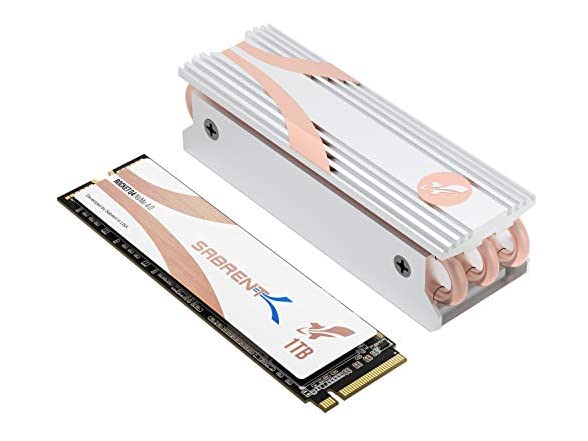 Sabrent 1TB Rocket Q4 NVMe PCIe 4.0 M.2 2280 Internal SSD with Heatsink - $83