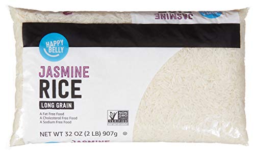 2-Lbs Happy Belly Jasmine Rice $2.46 + Free S&H w/ Prime or $25+ $4.46