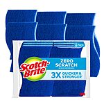 6-Count Scotch-Brite Zero Scratch Scrub Sponges $5.65 w/ Subscribe &amp; Save