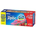 29-Count Ziploc Quart Food Storage Bags $2.15 w/ S&amp;S + Free Shipping w/ Prime or on $35+