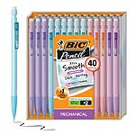 40-Count BIC Xtra-Smooth Pastel Mechanical Pencils with Erasers (0.7mm) $4.30 w/ Subscribe &amp; Save