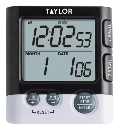 Taylor Dual Event Timer $5.59 + Free Shipping w/ Prime or on orders over $35