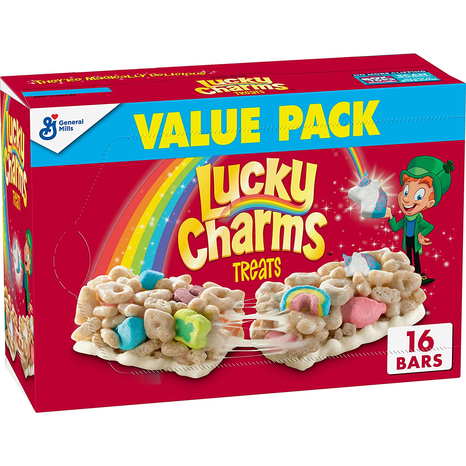 16-Count Lucky Charms Breakfast Cereal Treat Bars $4.90 w/ S&S + Free Shipping w/ Prime or on orders over $35