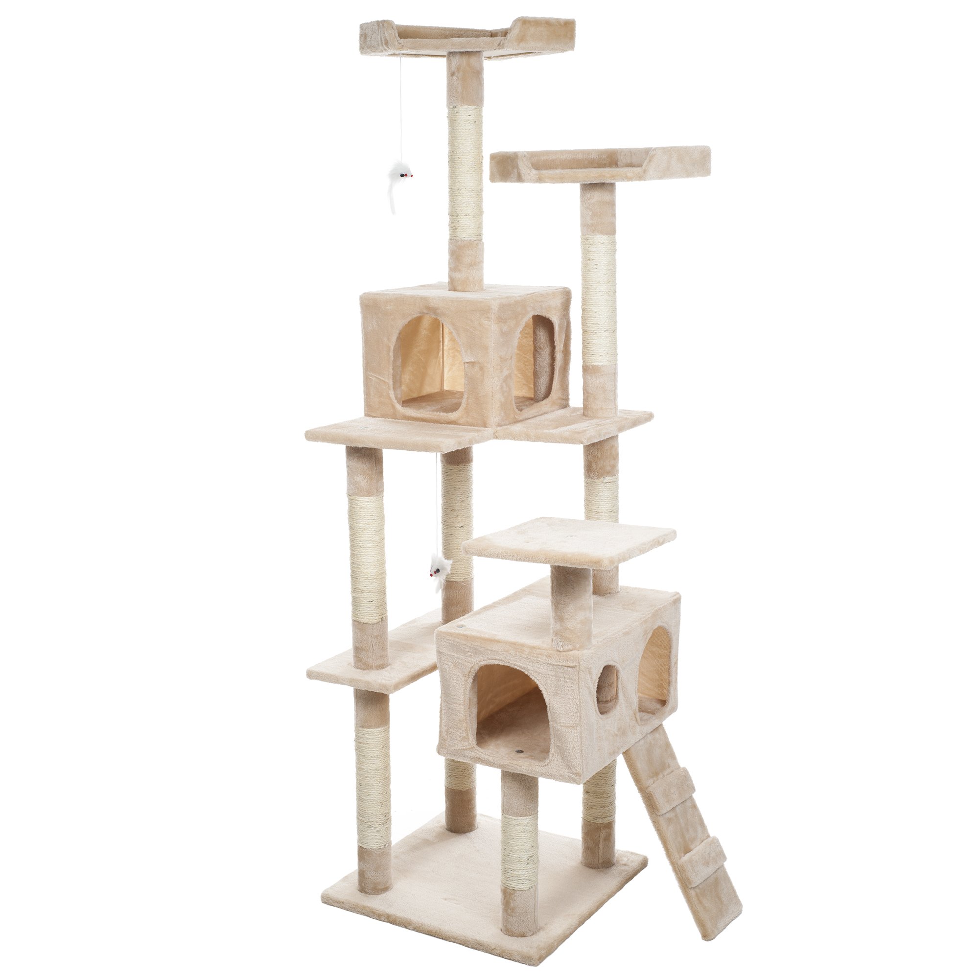 5.5-Ft Petmaker 8-Tier Cat Tower $39 + Free Shipping w/ Prime or on $35+