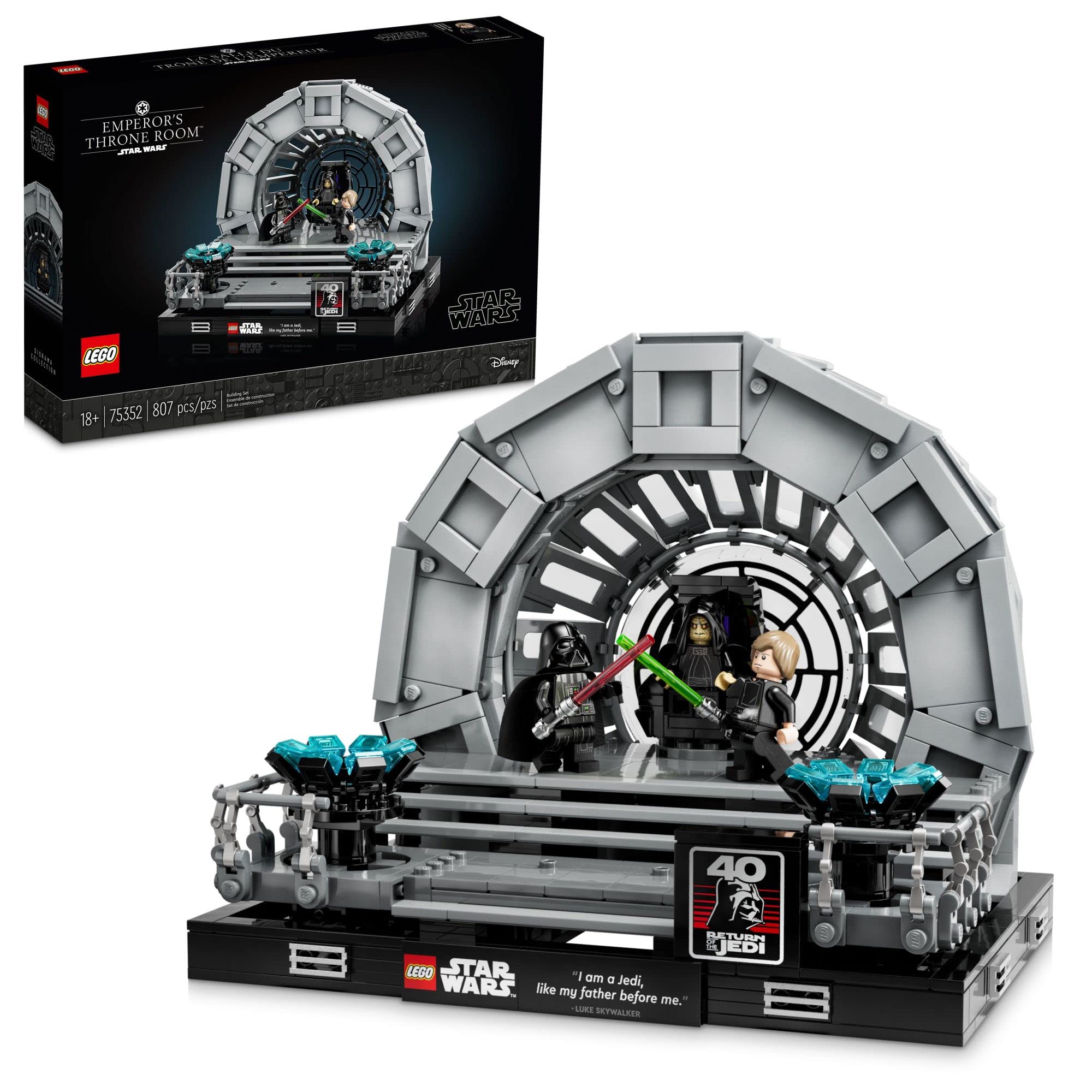 807-Piece LEGO Star Wars Emperor’s Throne Room Diorama + Star Wars Holiday Stocking $76 + Free Shipping