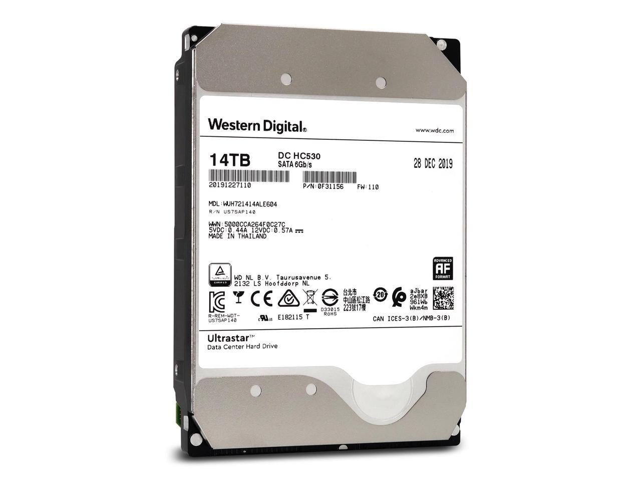 14TB WD Ultrastar DC HC530 SATA 6G 3.5&quot; 7200 RPM Enterprise HDD (Refurbished) $100 + Free Shipping