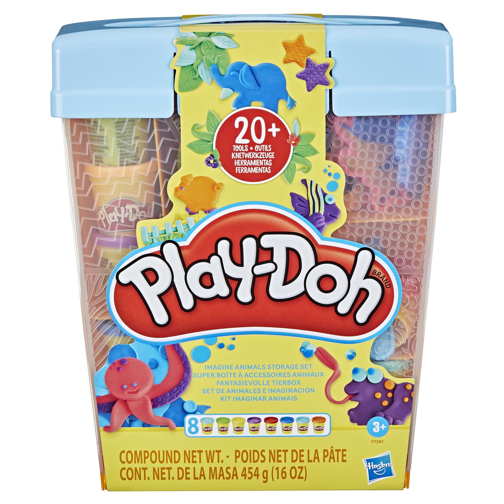 Play-Doh Imagine Animals Storage Set w/ 8 Play-Doh Cans (2-Oz/each) $13 + Free Shipping w/ Prime or on $35+