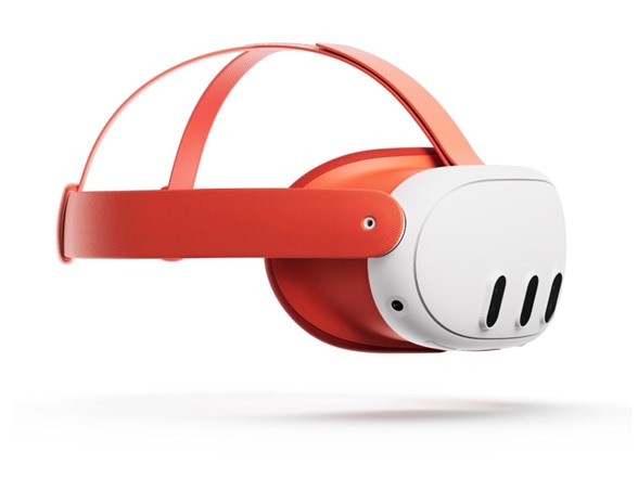 Meta Quest 3 Facial Interface & Head Strap (Blood Orange) $15 + Free Shipping w/ Prime