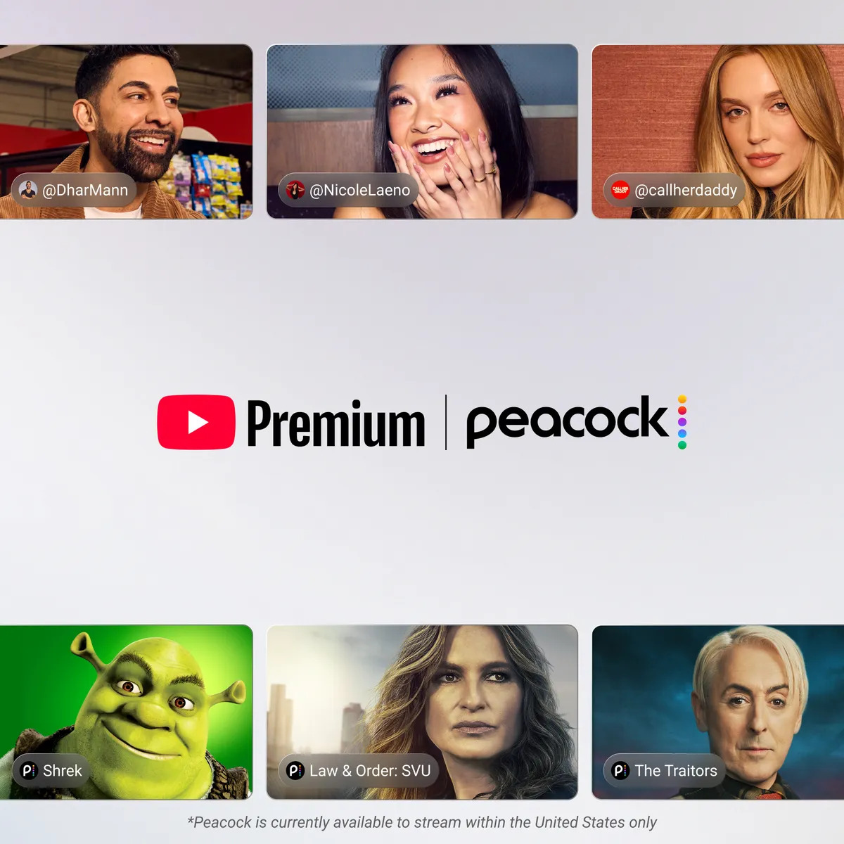 [PSA] YouTube Premium adding ad-supported Peacock Premium access (US, rollout TBD)
