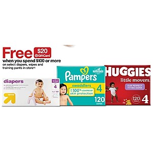 Target baby spend 100 get sales 20