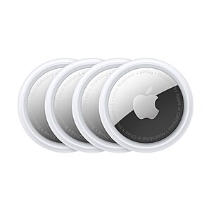 4-Pack Apple AirTag Bluetooth Tracking Device - $80 at Target