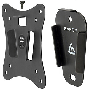 Gabor FM-N Fixed Wall Mount for 10"-30" Monitors (up to 55lbs) $6 + Free Shipping