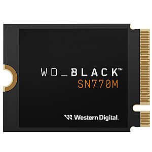 1TB WD_Black SN770M TLC M.2 2230 PCIe Gen 4 NVMe Solid State Drive SSD $84.15 + Free S/H