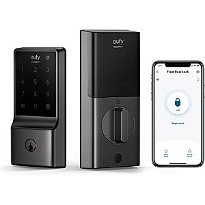 eufy Security Smart Lock C210 5-in-1 Keyless Wi-Fi Deadbolt Smart Lock $70 + Free Shipping