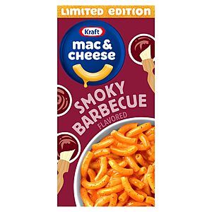 7.25-Oz Kraft Smoky Barbecue Flavored Mac & Cheese $1.08 or less + Free Shipping w/ Prime or on $35+