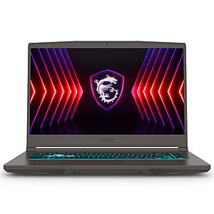 MSI Thin Laptop: 15.6" FHD 144Hz, i5-13420H, RTX 4060, 16GB DDR4, 512GB SSD $649 (Select Regions) + Free Shipping