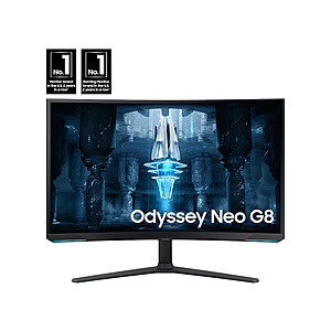 Samsung EPP/EDU: 32" Samsung Odyssey Neo G8 4K UHD 240Hz 1ms Quantum HDR2000 Curved Gaming Monitor $500 + Free Shipping