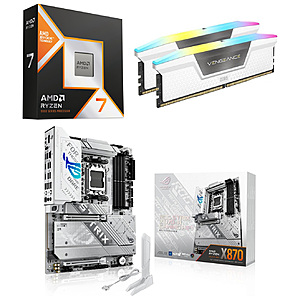 AMD 9800X3D + ASUS ROG STRIX X870-A GAMING WIFI MB + 32GB CORSAIR Vengeance RGB $700 + Free Shipping