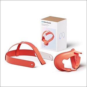 Meta Quest 3 Facial Interface & Head Strap (Blood Orange) $9.99 + Free Shipping