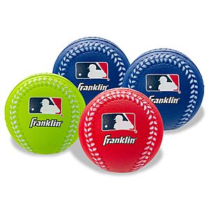 4-Pack Franklin Sports Oversized Foam Baseballs $8.97 + Free Shipping w/ Prime or on $35+