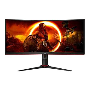[Micro Center Refurb] 34" AOC CU34G2XP-B 3440x1440p 180Hz 1ms UltraWide 1500R Curved VA Gaming Monitor $179.99 + Free Store Pickup