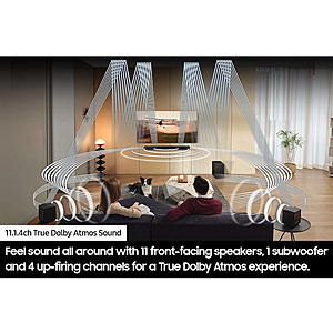 Samsung EPP: HW-Q990D Q-Series 11.1.4ch Wireless Dolby ATMOS Soundbar + Speakers 8 + Free Shipping