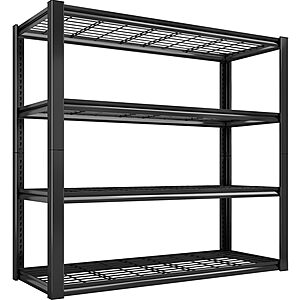 4-Tier Metal Heavy Duty Adjustable Garage Storage Shelves (40