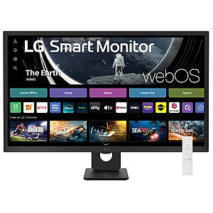 32" LG 1080p IPS HDR10 Smart Monitor w/ Built-in Speakers, AirPlay 2 & Remote $170 + Free Shipping