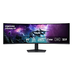 Prime Members: 49 Samsung Odyssey G95C Curved Monitor + 10% Back w/ Prime Visa 0 + Free Shipping