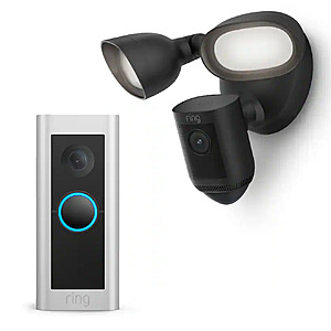 Ring Floodlight Cam Pro + Ring Wired Doorbell Pro $150 + Free Shipping