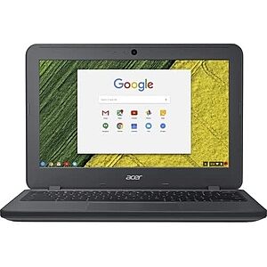 [Refurb - Excellent] Acer Chromebook 11: 11.6" 1366x768p IPS Display; 4GB RAM; 16GB  eMMC; Celeron N3060 1.6GHz CPU $34 + Free Shipping w/ Prime or on $35+