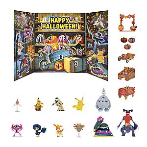 Pokemon Halloween Calendar 2025 w/ 11x Battle Figures & 5x Chip Board Accessories $9.99 + Free Shipping w/ Prime or on $35+