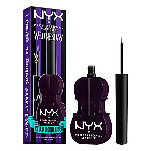 NYX PROFESSIONAL MAKEUP Wednesday Cello Vivid Matte Liquid Eyeliner (Purple) $6 + Free Shipping w/ Prime or on $35+