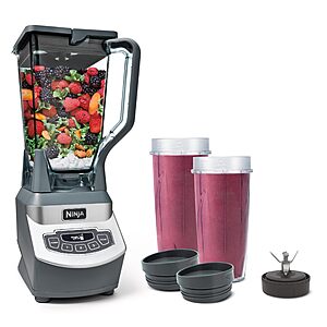 Ninja BL660 Professional Compact Blender w/ 72oz Pitcher, 2x 16oz To-Go Cups  + Free Shipping