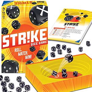 Strike Dice Game Roll Match Win! Dice Game $12 + Free Shipping w/ Prime or on $35+