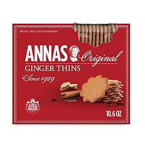 10.6-Oz Annas Thins Ginger Pepparkakor $3.82 + Free Shipping w/ Prime or on $35+