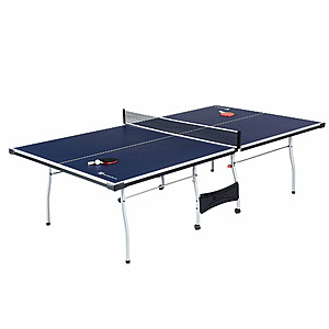 MD Sports Official Size Table Tennis Table w/ 2 Paddles & Balls (3 Colors) $99 + Free Shipping