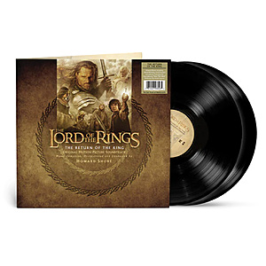 The Lord of the Rings Vinyl Soundtracks (2LP, Palantir Clear or Black Vinyl) from  Each & More +  Shipping