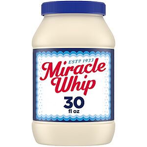 30-Ounce Miracle Whip Mayo-like Dressing $2.95 w/ Subscribe & Save