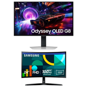 Samsung EDU via Shop Samsung App: 32" Odyssey OLED G81SF 4K 240Hz Gaming Monitor + 24" S3 1080p 100Hz Curved Monitor $512 + Free S/H